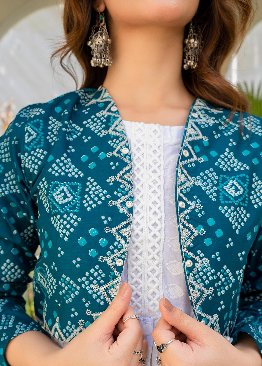 Embroidered Lawn Modern Pishwas 2-Piece Suit – White, Summer Wear