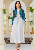 Embroidered Lawn Modern Pishwas 2-Piece Suit – White, Summer Wear